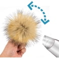 thumbnail image 3 of 12 Pieces Faux Fur Pom Pom Balls Fur Fluffy Pompom Ball with Elastic Loop for Hats Shoes Scarves Gloves Scarves Bag Key Chain Charms Accessories, 3 of 7