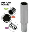 thumbnail image 6 of 4-14Mm Deep Socket Adapter 1/4Inch Hex Socket Wrench Heads Ratchet Tool 8Mm, 6 of 9