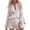 White, variant on Women's Retro Ruffle Edge V-Neck Long Sleeve Pullover Top Lightweight Solid Color Casual Loose Blouse Fashion Daily Vacation Streetwear Shirt, Army Green Size L
