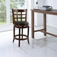 thumbnail image 4 of Boraam Kyoto 24in. High Back Swivel Wood Counter Stool - Cherry Finish, 4 of 4