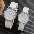 thumbnail image 3 of Resicozy Watches for Women Casual Watch Case with Silicone Strap Easy Reader Wrist Watch 2026 Black with White Face Small, 3 of 3