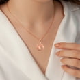 thumbnail image 3 of Factory Direct Jewelry Medusa Necklace, 10k Rose Gold, 3 of 5