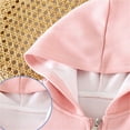 thumbnail image 7 of Tiijoy Infant Girls Sweatsuit Casual Fleece Zip Up Hoodie Baggy Sweatpants Set, Sizes 9-12M, 7 of 7