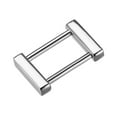 thumbnail image 3 of Uxcell 1.1 inch Rectangle Screw Ring Buckle Strap Connector Bag Loop for Purse Making, 2 Pack Silver, 3 of 5