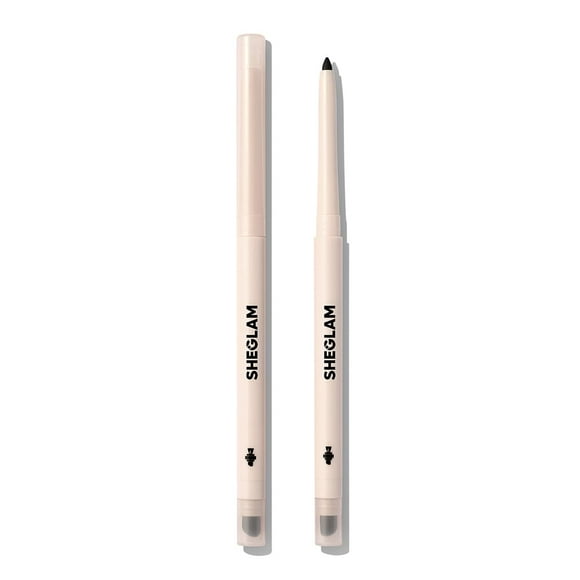 Lápiz delineador de ojos SHEGLAM Glide negro resistente al agua