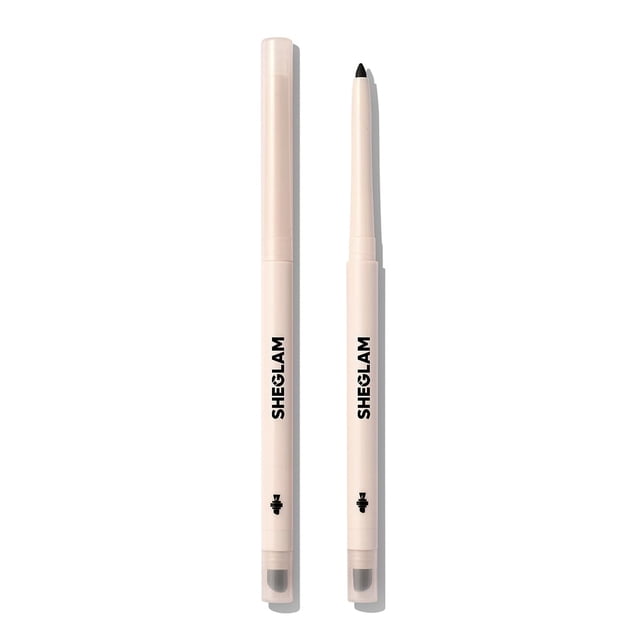 Lápiz delineador de ojos SHEGLAM Glide negro resistente al agua