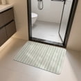thumbnail image 3 of Diatomaceous Earth Bathroom Mat 60 cm x 40 cm Striped Pattern Polyester Quick Drying Stain Resistant Wear Resistant Non Slip, 3 of 6