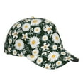 thumbnail image 3 of Fotbe White Daisies And Bee Baseball Cap, White Daisies And Bee Print Dad Hat,Outdoor Hat,Adjustable Sports Cap, Perfect For Activities, 3 of 9