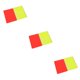 thumbnail image 4 of Vogacara Juego de 2 unidades de tarjetas de árbitro de fútbol, juego de fútbol portátil, deporte, rojo, amarillo, tarjetas de PVC, Type1 NO1, 4 of 6