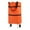 Orange, variant on Foldable Shopping Trolley Bag with Wheels Grocery Cart Rolling Portable Handbag, Blue Shopping Cart, Grocery Cart, by Cloudqi