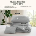 thumbnail image 3 of Cozy Comfort 4 Piece Bed-in-a-Bag,Queen,Gray, 3 of 5
