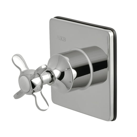 Kingston Brass KS3041BEX 3-Way Diverter Valve with Trim Kit, Polished Chrome