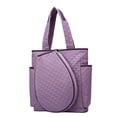 thumbnail image 4 of Lipstore Tennis Bag Racket Tote Seperate Compartment Portable Rackets Bag for Gym Man Purple, 4 of 6