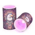 thumbnail image 7 of Yayeee Flameless Candles with Remote Flickering Battery Operated Multi Color Changing, Brown Abstract Eagle, 7 of 7