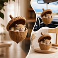 thumbnail image 4 of Cheapark 2D Sleeping Acorn Christmas Hanging Ornament Flat Design Cute Tree Pendant for Xmas Tree Holiday Home Decor Gift, 4 of 7