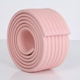 thumbnail image 2 of Topukaiba W-Shape Foam Edge Protector, 6.5FT Baby Proofing Corner Guard with Adhesive Tape for Furniture Wall Fireplace Table Stair Door, Protector & Desk,Pink,78.7x7.8in, 2 of 6