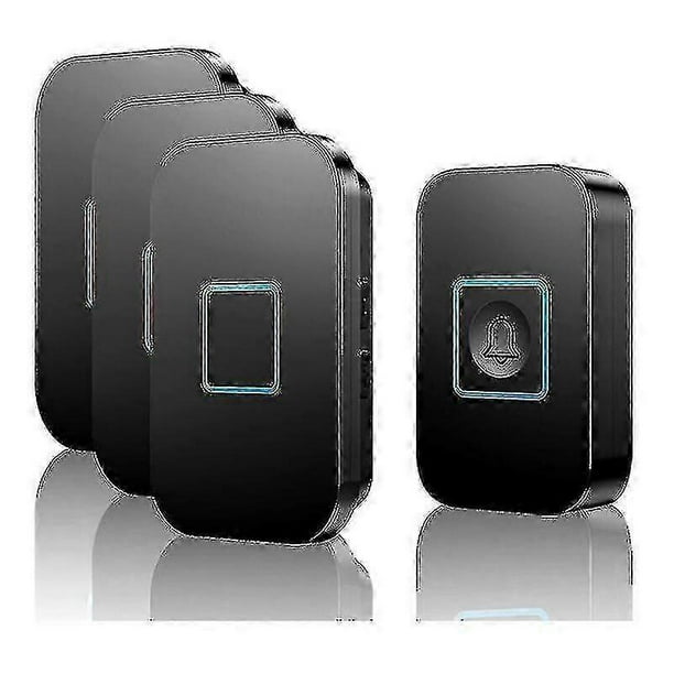 Ultra-long Range 400m Wireless Doorbell Chime Kit, Ip55 Weatherproof With Led Light, Volume Control And Over 60 Melodies