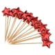 thumbnail image 4 of 20pcs Topper Sign Home Cupcake Palillos de dientes rojo Sunnimix Primero Cumpleaños, 4 of 8