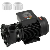 VEVOR 2 Speed SPA Pump, 56-Frame, AC220-240V Hot Tub SPA Pump, 3HP/200GPM/65.61ft High Speed or 0.4HP/100GPM/16.07ft Low Speed, 2" Port 90° Rotational Interface for Hot Tub, Tested to UL Standards