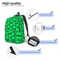 thumbnail image 4 of Yiaed Green Broccoli Print Backpack, Premium Laptop Backpack, Travel Backpack for Women, Lightweight Backpacks, Comfortable Back Pack-Medium, 4 of 5