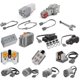 thumbnail image 1 of Technical Moc Parts Servo Motor Battery Box Ir Infrared Remote Control Receiver Pf Model Compatible With Legoeds Blocks Bricks, 1 of 4