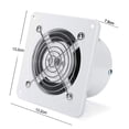 thumbnail image 3 of Efficient Exhaust Blower Fan for Kitchen and Bathroom Ventilation 4 inch, 3 of 8
