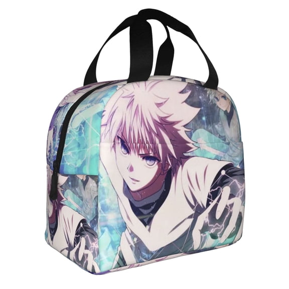 Hunter X Hunte Lunch Bag Insulated Lunch Box Reusable Cooler Cartoon Lunch Tote Bag Picnic Travel Office