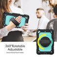 thumbnail image 3 of For iPad Mini 5th/4th Generation Case 7.9 inch 2019/2015, 360 Rotating Shockproof Cover with Stand, Screen Protector, Shoulder Strap, Sky Blue PC, 3 of 7