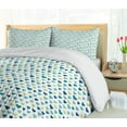 thumbnail image 5 of Ambesonne Heart Duvet Cover Sets, Love Romance Art, 2-Queen, Almond Green Turquoise, 5 of 7