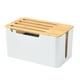 thumbnail image 1 of EeaseMX Caja de almacenamiento para enrutador, contenedor duradero para enrutador, caja organizadora de cables, caja de enchufe para enrutador, 1 of 8