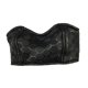 thumbnail image 1 of Top corto de tubo para mujer a escala 1:6, ropa hecha a mano, sujetador sin tirantes para 30 cm Patrón negro, 1 of 9
