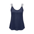 thumbnail image 6 of Bovxnpu Womens Pajamas Set 2 Piece Loungewear Set Casual Cotton Spaghetti Strap Crew Neck Pajama Sleepwear, 6 of 7