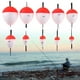 thumbnail image 5 of Soidarity 14 unids/set Kit de corcho de pesca EPS espuma ovalada a la deriva corcho reutilizable pesca boyas suministros al aire libre Pescar, 5 of 6