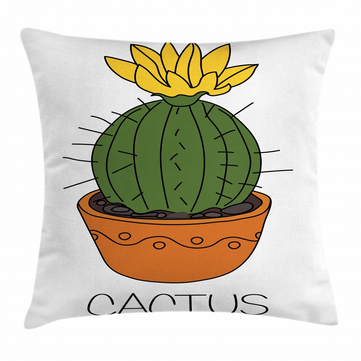 Pillow Decoration Garden Tropical Print Cactus Soft Case Covers Outdoor Cushion 
