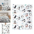 thumbnail image 2 of SSNTSY Penguin Blanket Fleece Throw Blanket Soft Plush Blanket 39.4 X 51.2 inch Washable Bedding for Home Office Couch Decor, 2 of 8