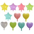 thumbnail image 2 of 1pc 18 Pulgadas Macaron Color Caramelo Globos Corazón Estrella Helio Para Fiesta De Cumpleaños Decoración De Boda Juguetes Para Niños, 2 of 4