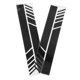 thumbnail image 5 of unbranded 4Ud Calcomanías Para Espejo Retrovisor Negro Exterior PVC, 5 of 8