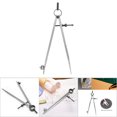 thumbnail image 3 of Carbon Steel Drafting , Wing Divider Line Location Scriber Drawing  Craft Rotating Tool Leather, 3 of 8