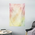 thumbnail image 1 of Peach Tapestry, Vibrant Colored Image Old Worn Looking Vintage Style Design Abstract Print, Wall Hanging for Bedroom Living Room Dorm Decor, 40W X 60L Inches, Pink Orange Yellow, by Ambesonne, 1 of 2