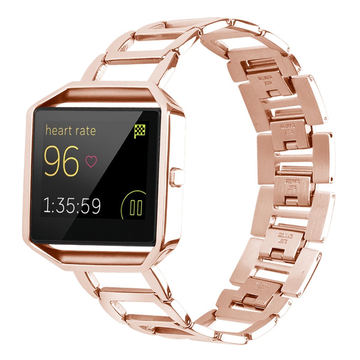 fitbit blaze bands rose gold