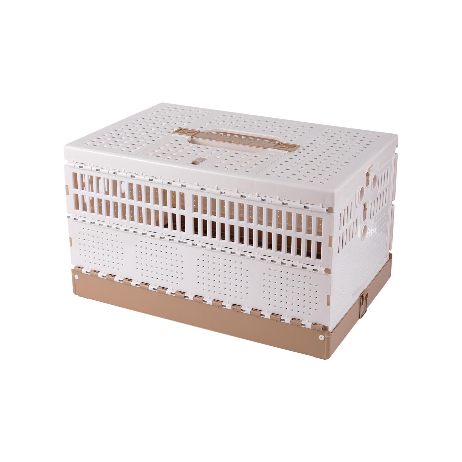 Pigeon Cage Foldable Bird Travel Carrier with Handle for Competition Transportation Training Parrots Doves