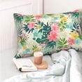 thumbnail image 4 of Balery Tropical Flowers Funda de Cojín Estampada, Regalos para Mujeres, Regalos de Amor para Ella, Regalos para Novia o Esposa, Funda de Almohada-16"x24", 4 of 6