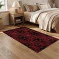 thumbnail image 2 of ODIKA 5'x7' Washable Area Rug Strand Men Frame Webs Wevs Bold Radiating Mens Repeating Web Playful Expressive for Small Living Room, Bedroom, Easy Care, Non-Shedding, Pet Friendly, 2 of 7