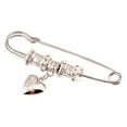 thumbnail image 1 of 1 pieza broche retro botón ramillete corazón amoroso broche moda broche plata, 1 of 8