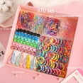 thumbnail image 3 of Baby Hair Ties Candy colors Hair Accessories Set Elastic Ponytail Holders Combination Barrettes Hair Ties For Girl, 3 of 3