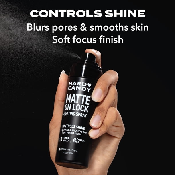 Hard Candy Matte On Lock Setting Spray, Alcohol-Free, 16 Hour Hold