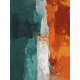 thumbnail image 1 of Qisvanset 12x16 Inch Abstract Swirl Canvas Print Wall Art, 1 of 5