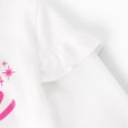 thumbnail image 5 of Barbie Toddler Girls Outfit Set Long Sleeve Graphic Sweatshirt and Bow Plaid Leggings 2 Piece Set Kids Clothes 2T-6Y, 5 of 9