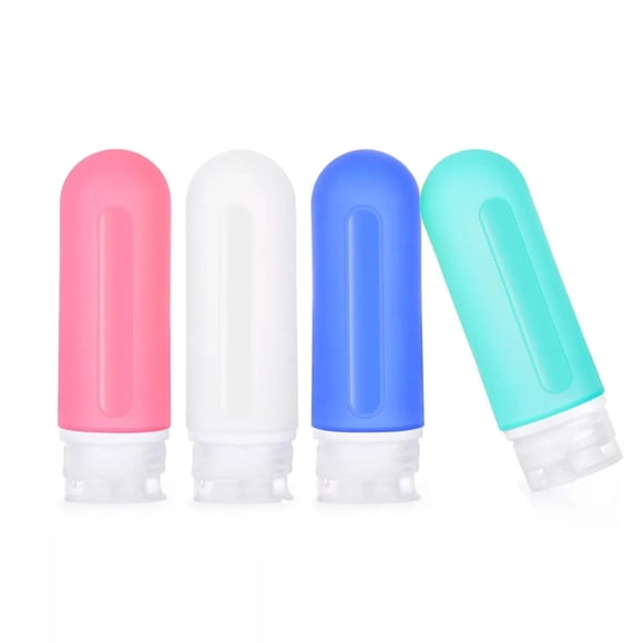 Silicone Travel Bottles Set - Tsa Approved Leak Proof Travel Bottles BPA Free Travel Toiletries Bottles Squeeze Refillable for Shampoo Conditioner Lotion Body Wash (Silicone Travel Bottles Set)
