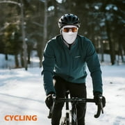MELASA Winter Balaclava Face Mask for Men Women, Thermal Fleece Ski Mask with Movable Face Cover for Skiing, Snowboarding(Digital Camo)